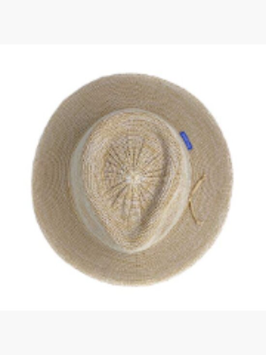UPF 50+ UV Protection Wide Brim Fedora Sun Hat with Drawstring main image 3
